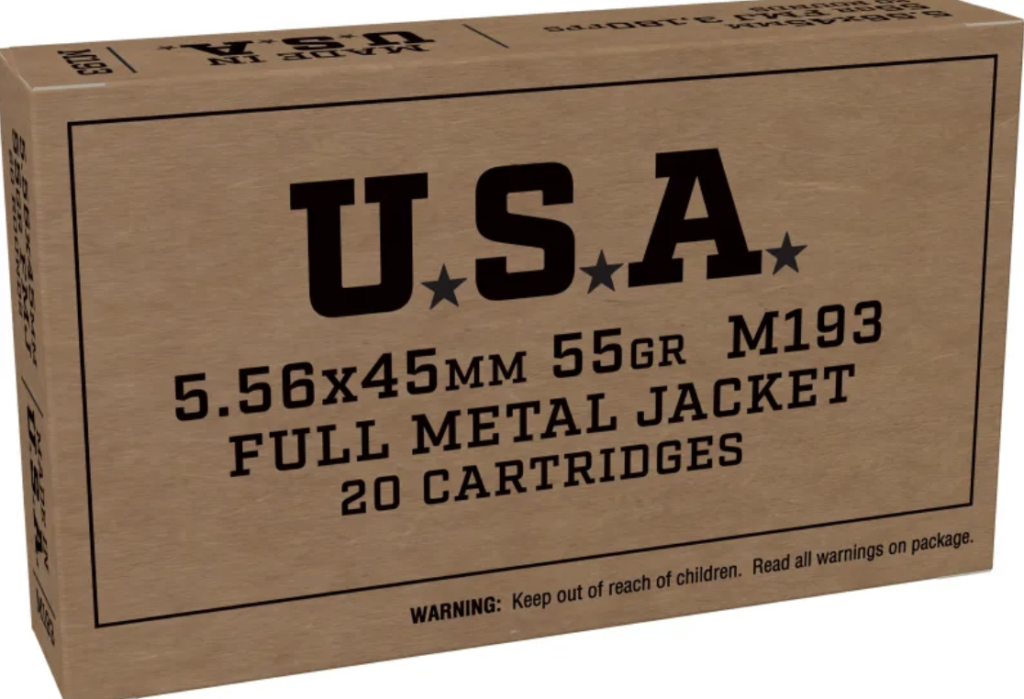 USA WInchester 5.56 ammo FMJ