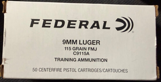 Federal 9mm FMJ